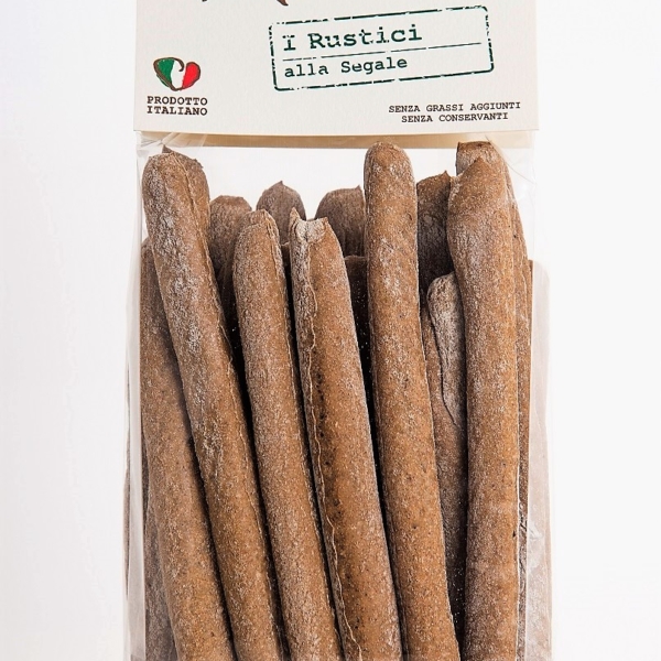 "I Rustici", breadstick with rye flour